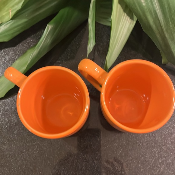 Royal Norfolk Greenbrier International Orange Cup / Mug - Set of 2 - Picture 2 of 6